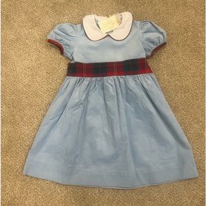 Beaufort Bonnet blue corduroy Christmas dress, new, and never worn with tags